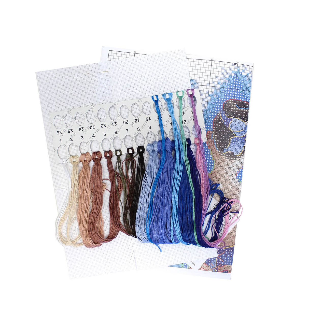 Kit de Punto de Cruz Detrás de Escena - MP Studia SNV-773