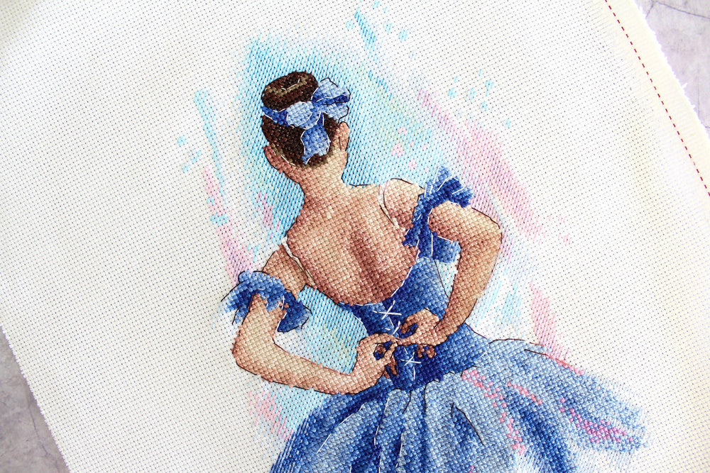 Kit de Punto de Cruz Detrás de Escena - MP Studia SNV-773