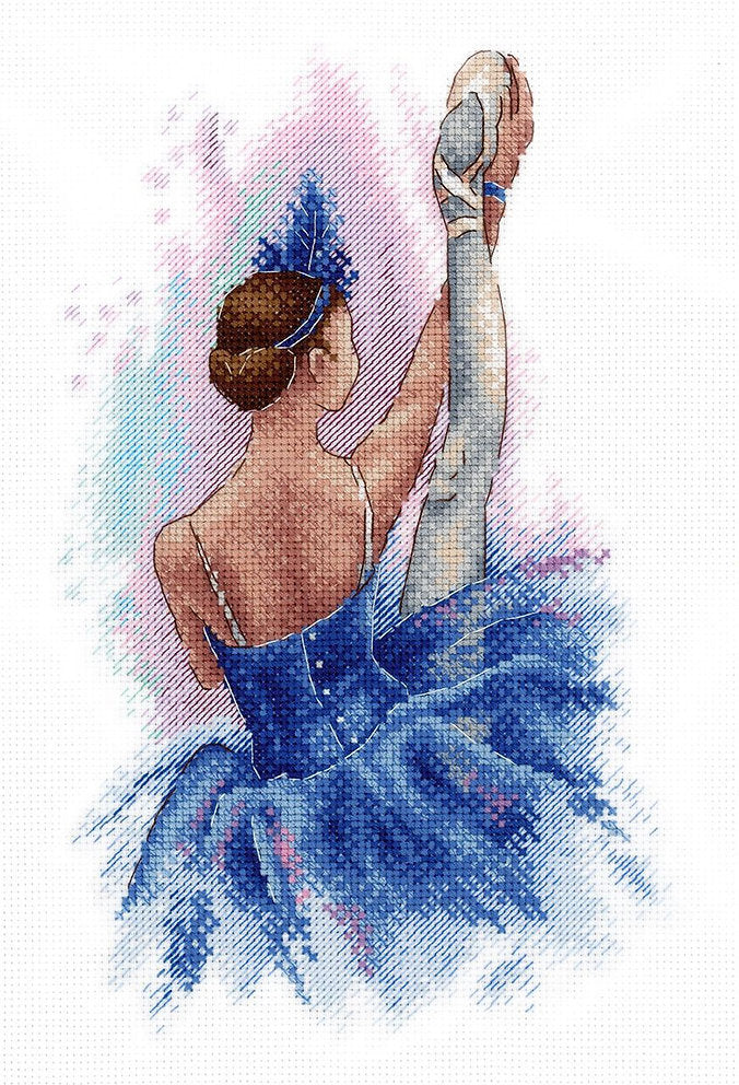 Kit de Punto de Cruz Bailarina de Gracia - MP Studia SNV-774