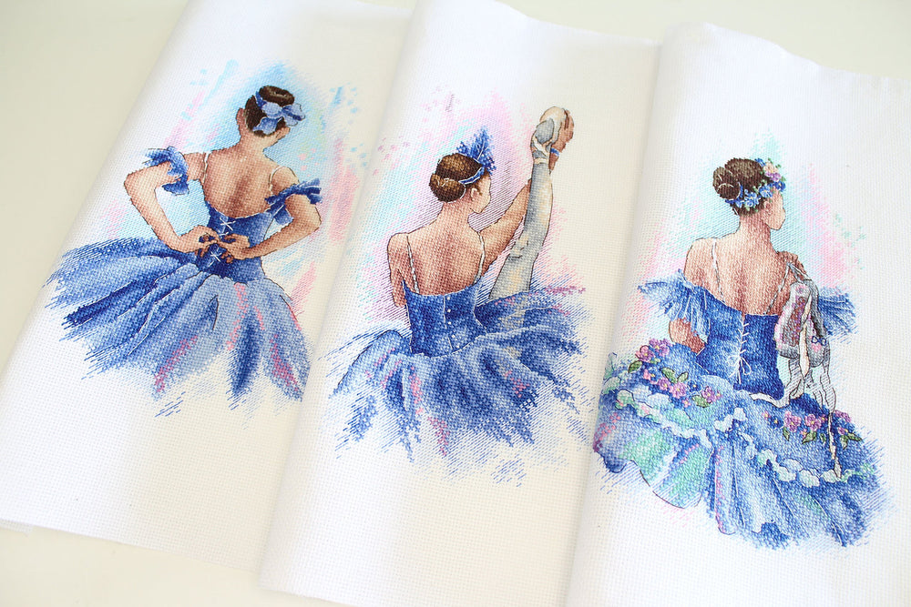 Kit de Punto de Cruz Bailarina de Gracia - MP Studia SNV-774