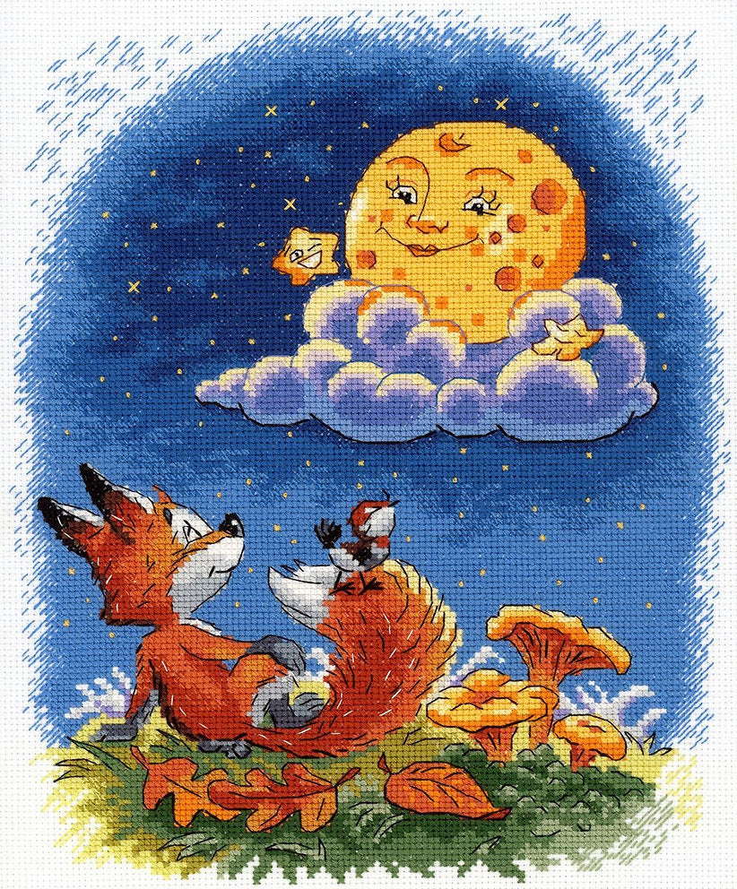 Conversations nocturnes - SNV-787 MP Studia - Kit de point de croix