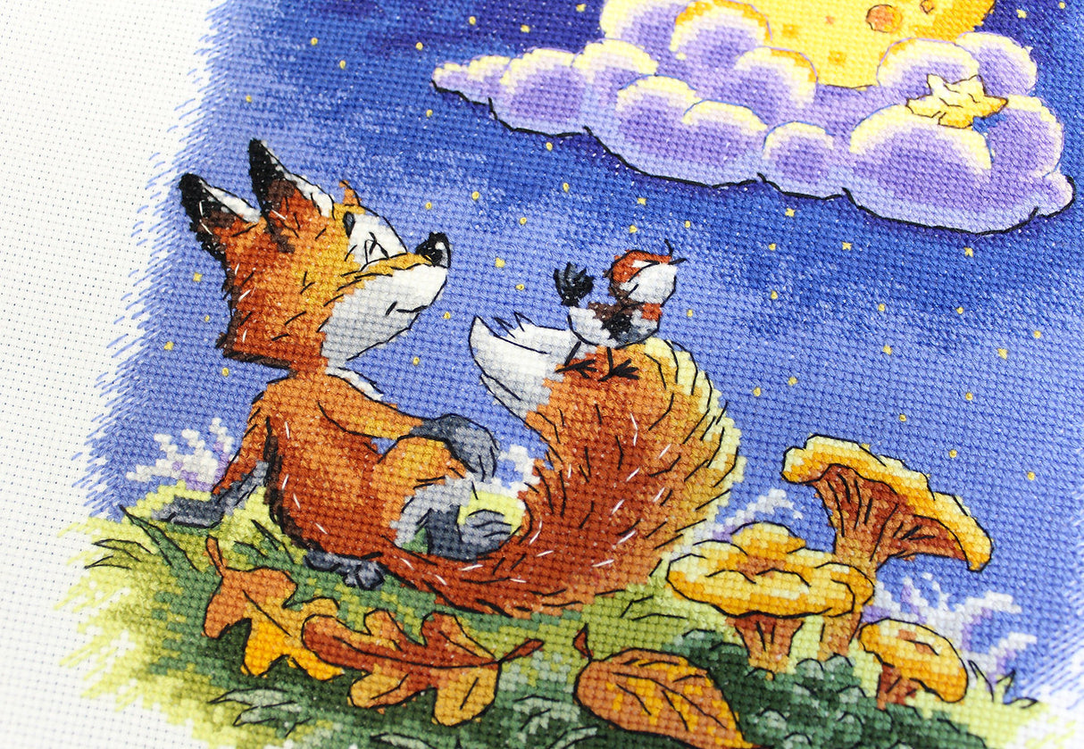 Conversations nocturnes - SNV-787 MP Studia - Kit de point de croix