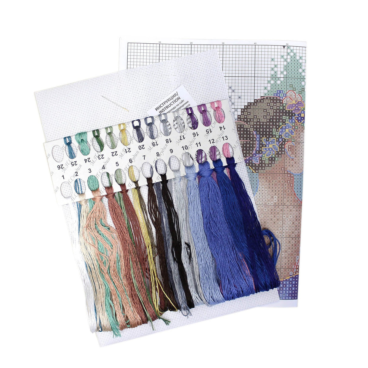 Kit de Punto de Cruz Prima de Ballet. Bailarina - MP Studia SNV-792