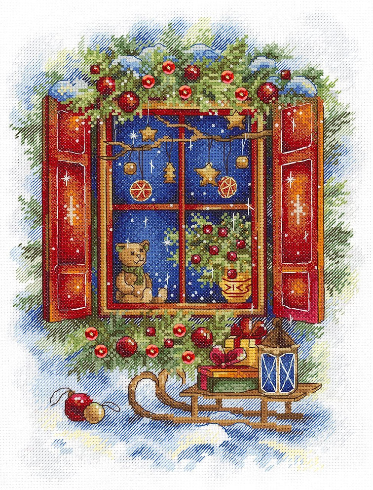 Kit de point de croix "En attendant les vacances" - SNV-795 MP Studia