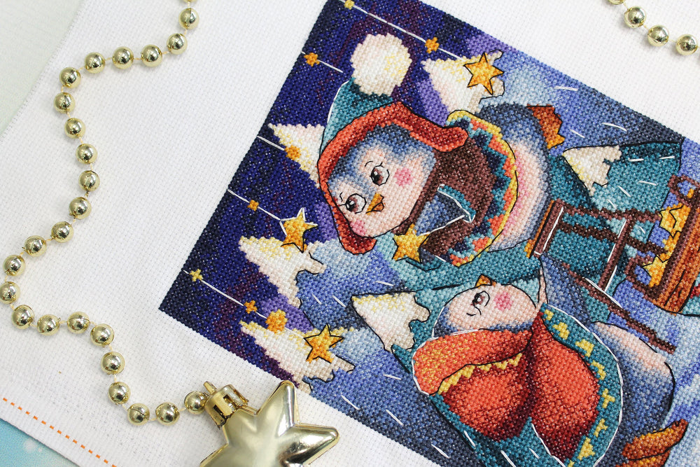 Ciel étoilé - SNV-797 MP Studia - Kit de point de croix