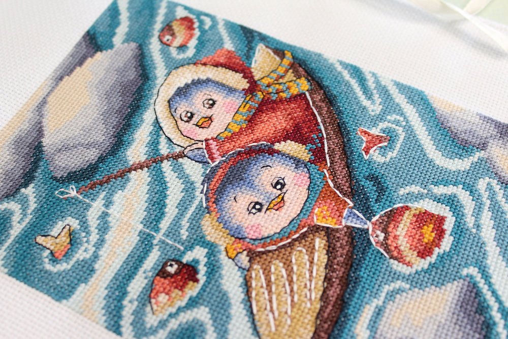 Sur un voyage de pêche - SNV-799 MP Studia - Kit de point de croix