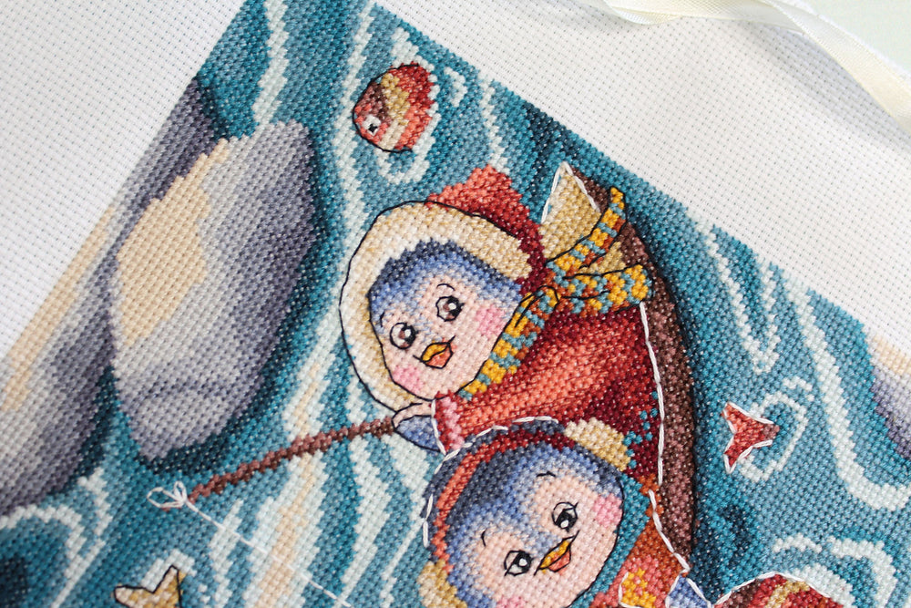 Sur un voyage de pêche - SNV-799 MP Studia - Kit de point de croix