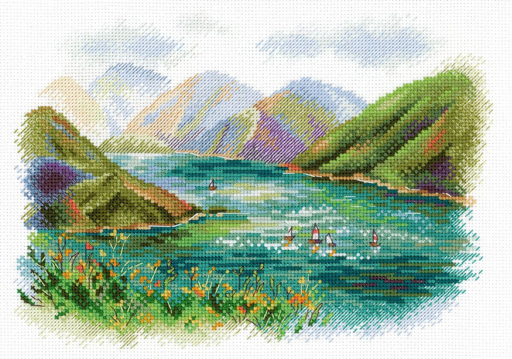 Kit de Punto de Cruz. Lago Kezenoyam - SNV-811 de MP Studia