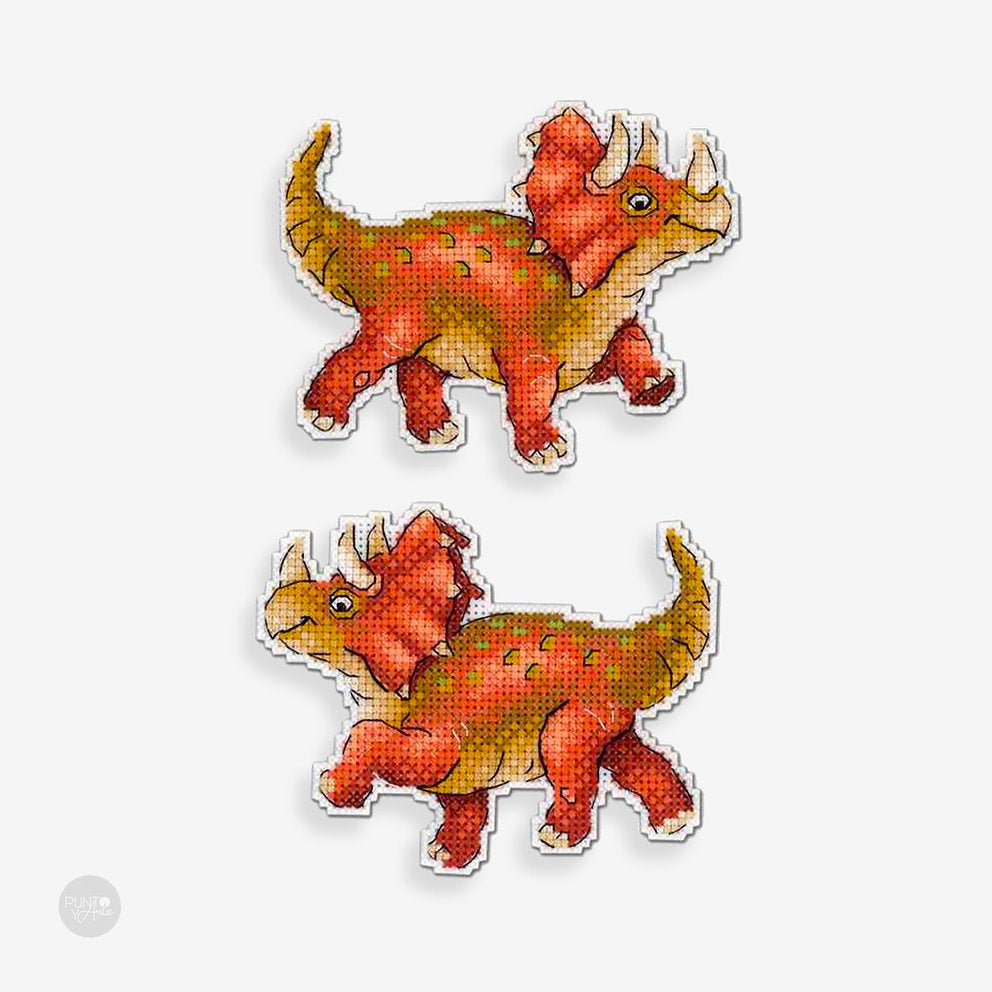Dinosaurs. Triceratops - SR-269 MP Studia - Cross Stitch Kit