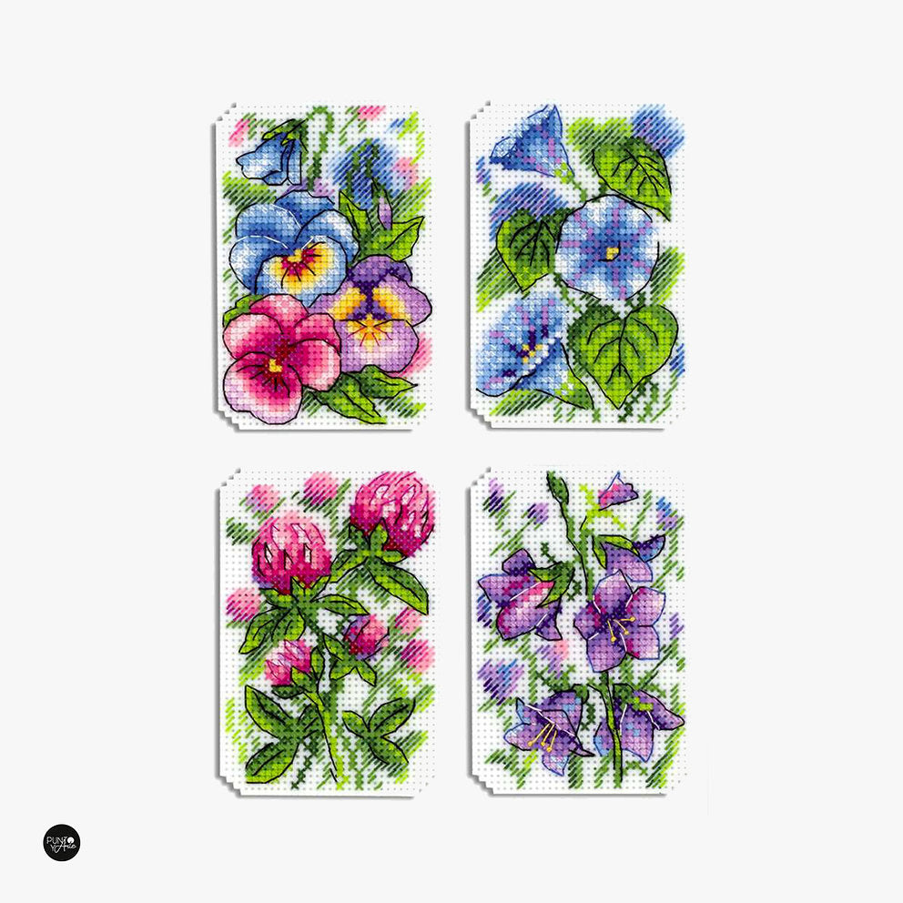 Symphonie de fleurs - SR-491 MP Studia - Kit de point de croix