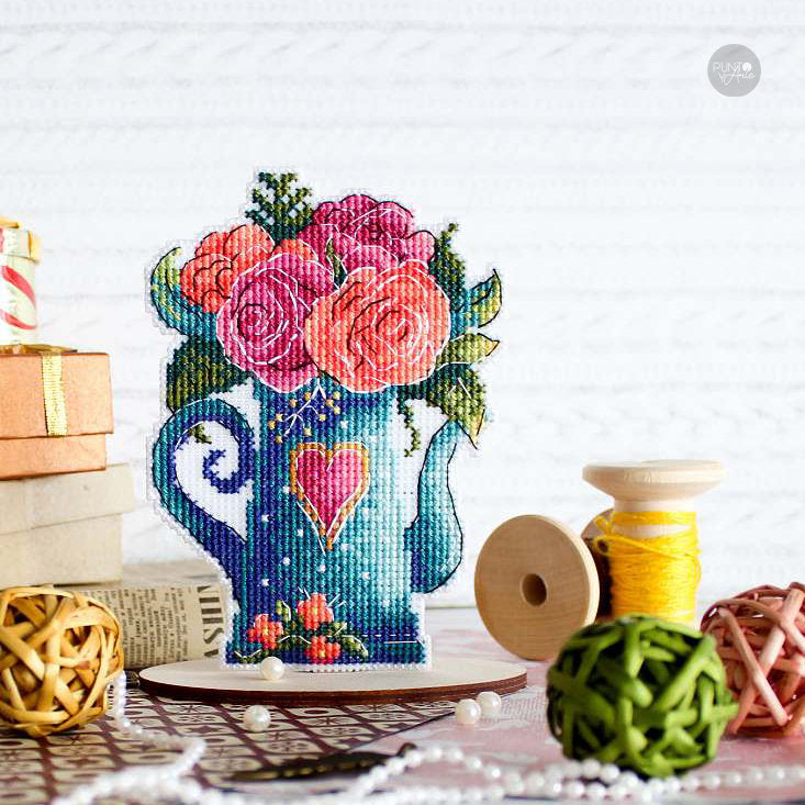 Flowers of love - MP Studio - Cross stitch kit