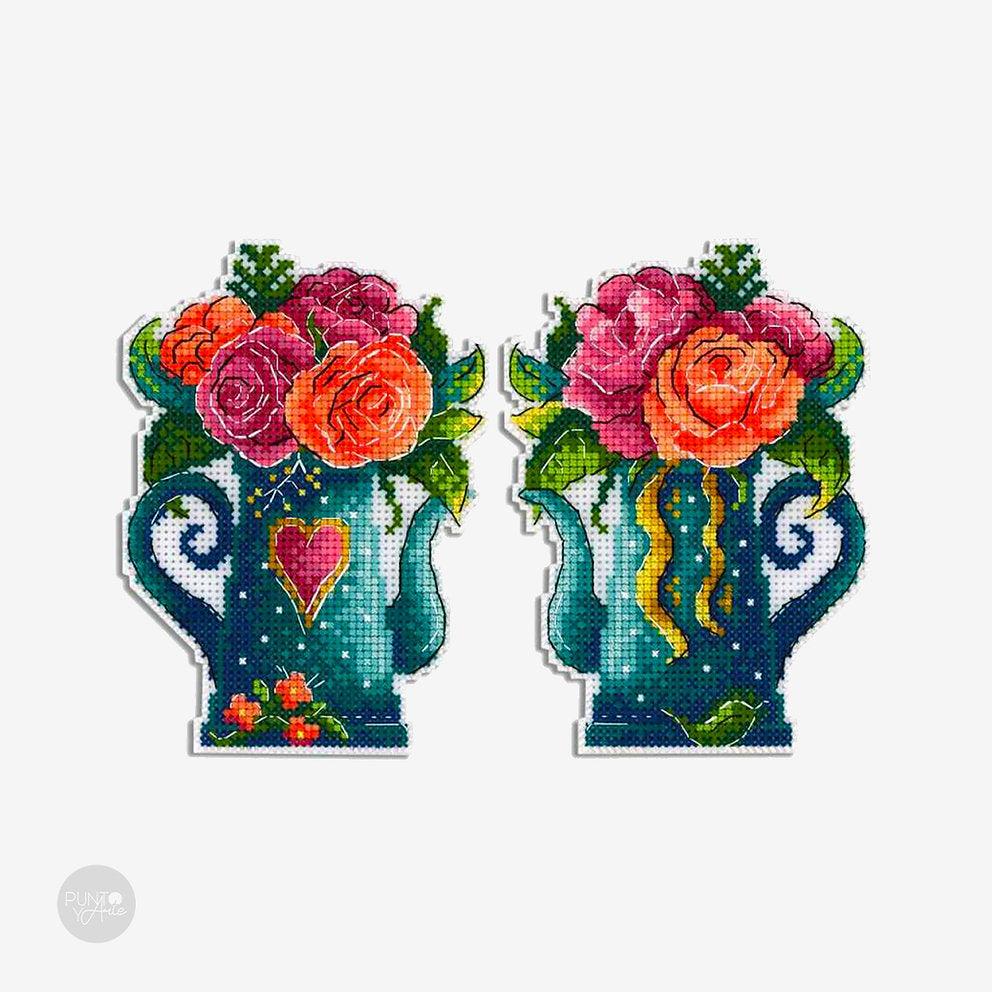 Flowers of love - MP Studio - Cross stitch kit