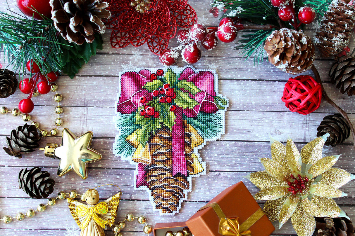 Adorno de Navidad - MP Studia - Kit de punto de cruz SR-691