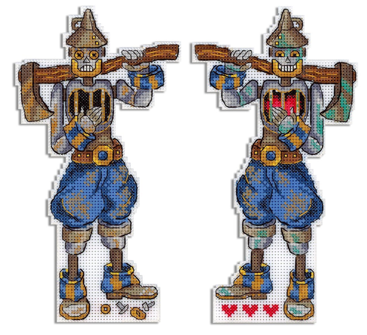 Kit de Punto de Cruz. Woodcutter - MP Studia SR-829