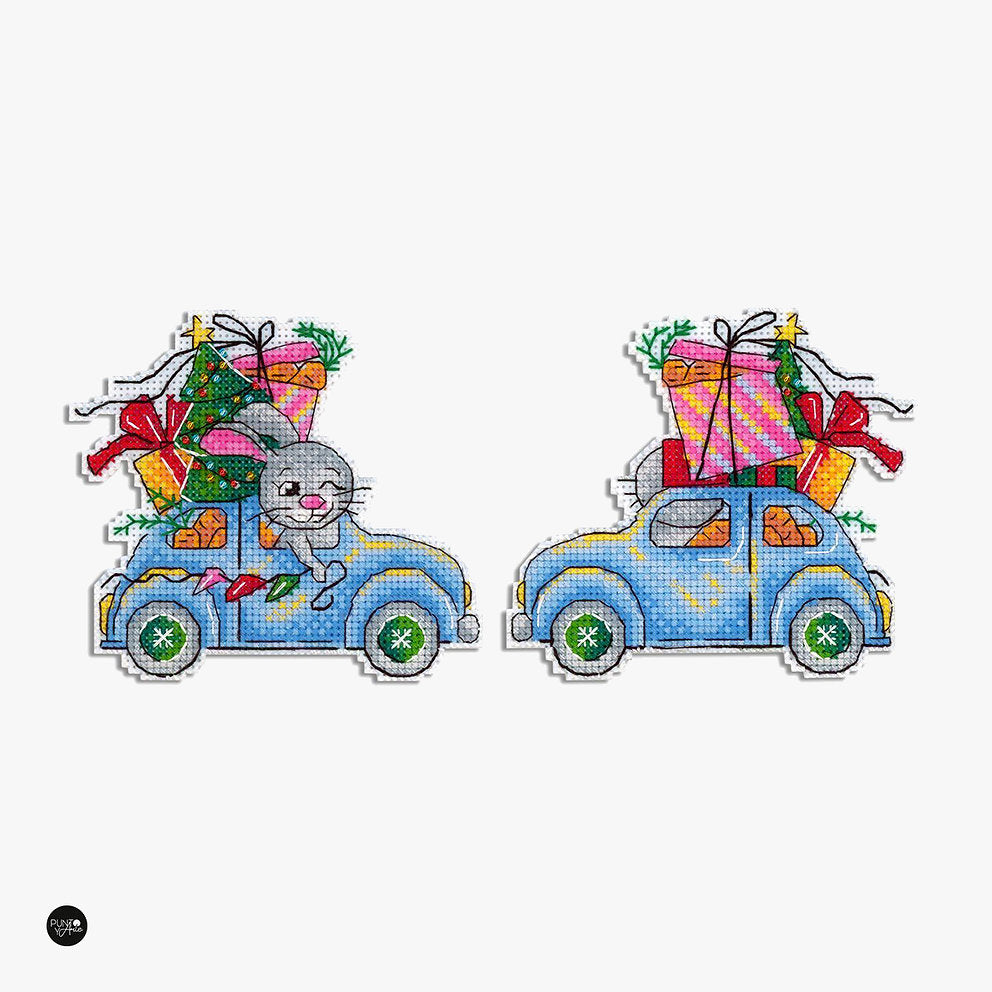 Christmas Trip - SR-855 MP Studia - Cross Stitch Kit