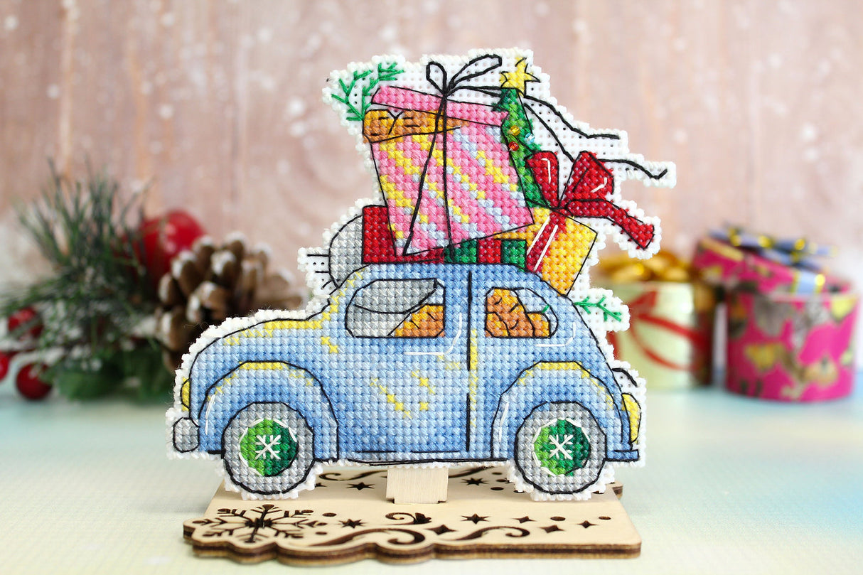 Christmas Trip - SR-855 MP Studia - Cross Stitch Kit