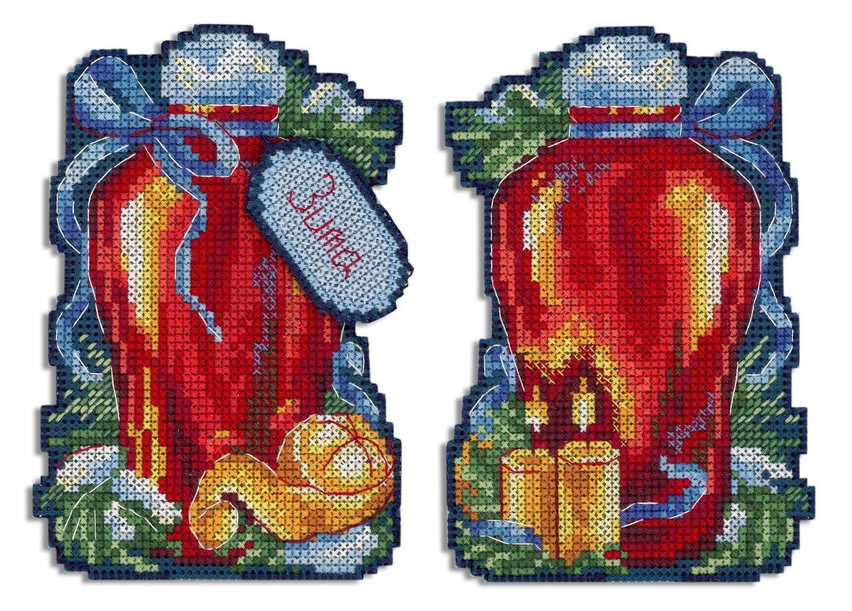 Cross Stitch Kit. Winter Freshness - MP Studio SR-881