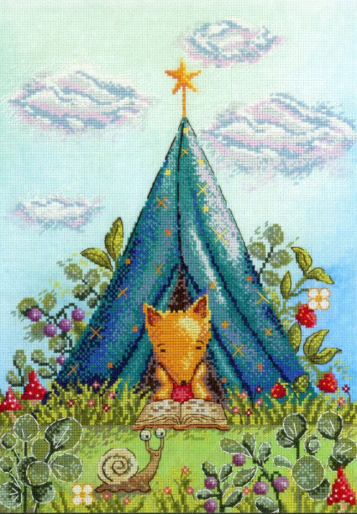 Fox summer - MP Studio - Cross stitch kit SRK-851