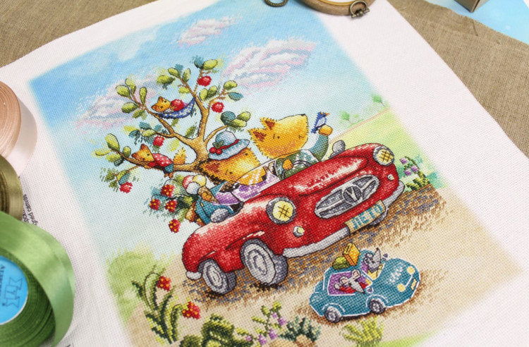 Fun Journey - MP Studio - Kit de point de croix SRK-852