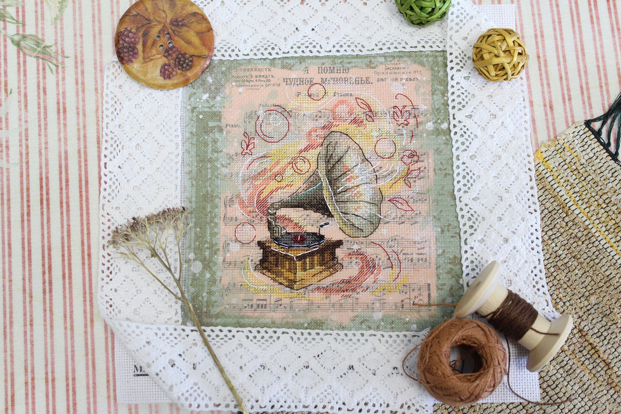 Forgotten Melody Cross Stitch Kit MP Studia SRK-853
