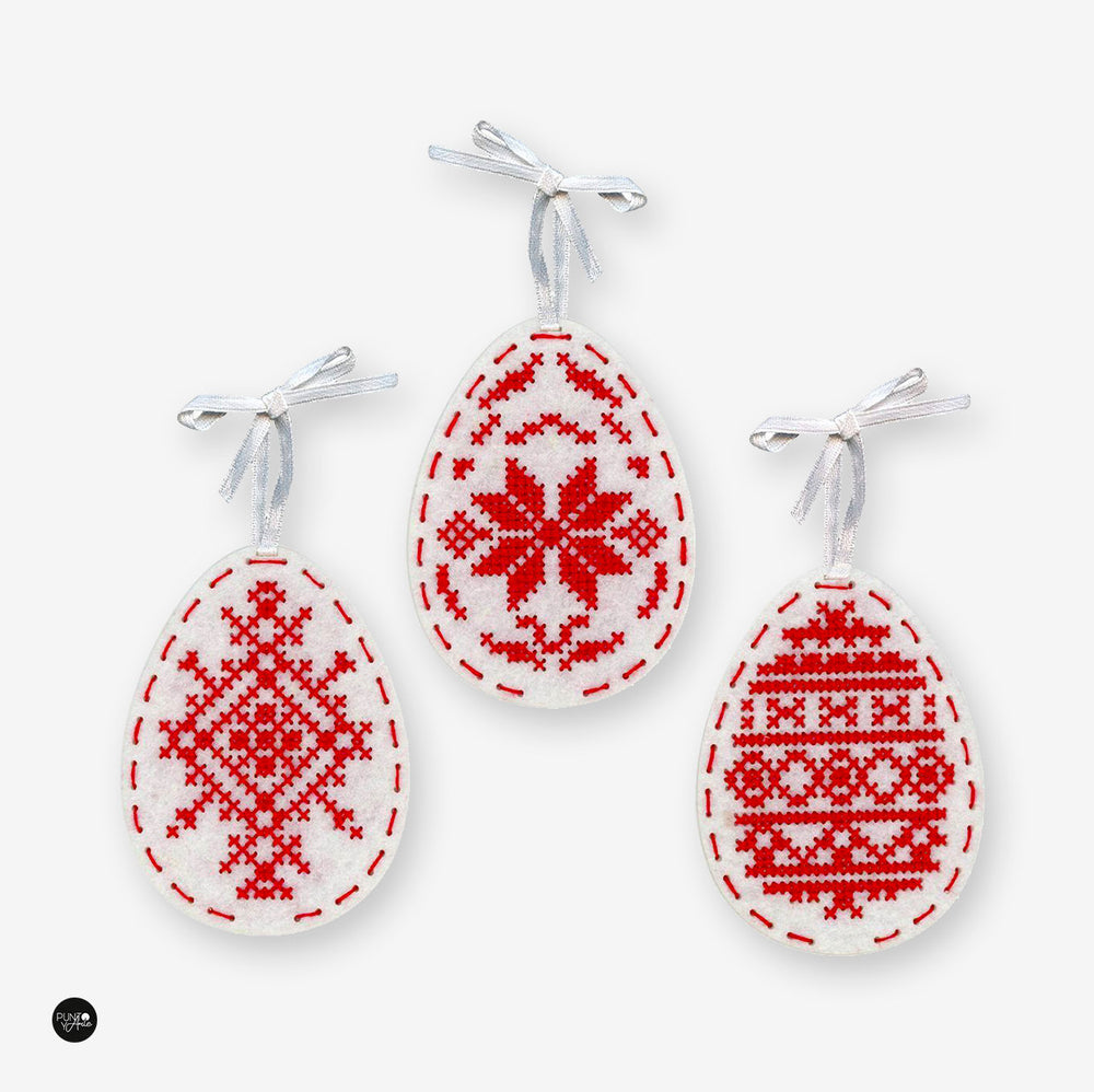 Kit de Punto de Cruz Tradicional de Pascua - MP Studia ST-1004