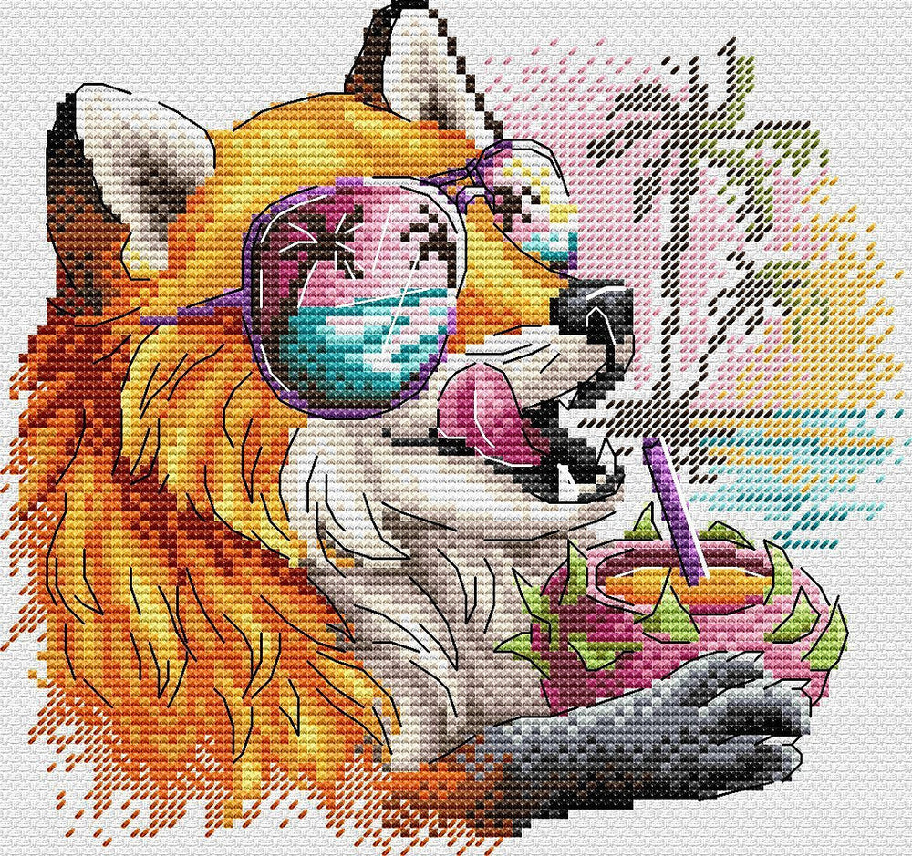 Fox Joy - SV-686 MP Studia - Cross Stitch Kit