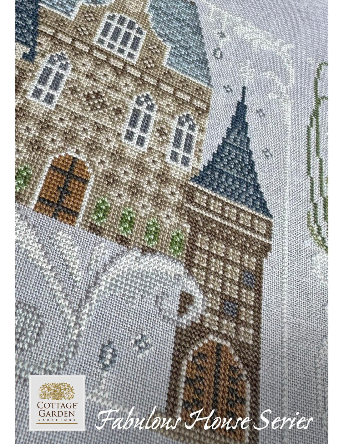 Castle - Gráfico Punto de Cruz - Cottage Garden Samplings