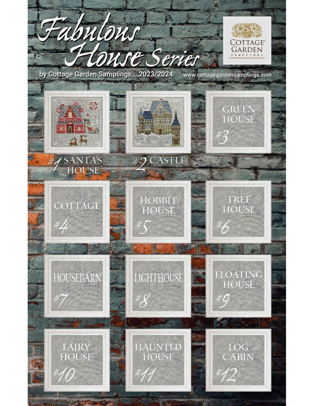 Castle - Gráfico Punto de Cruz - Cottage Garden Samplings