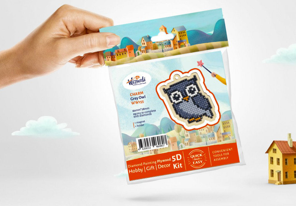 Oscar Cat - Wizardi - Diamond Stitch Kit WWP194