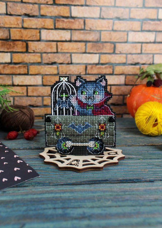 Cross stitch kit "Spooky carriage" SR-931 MP Studia