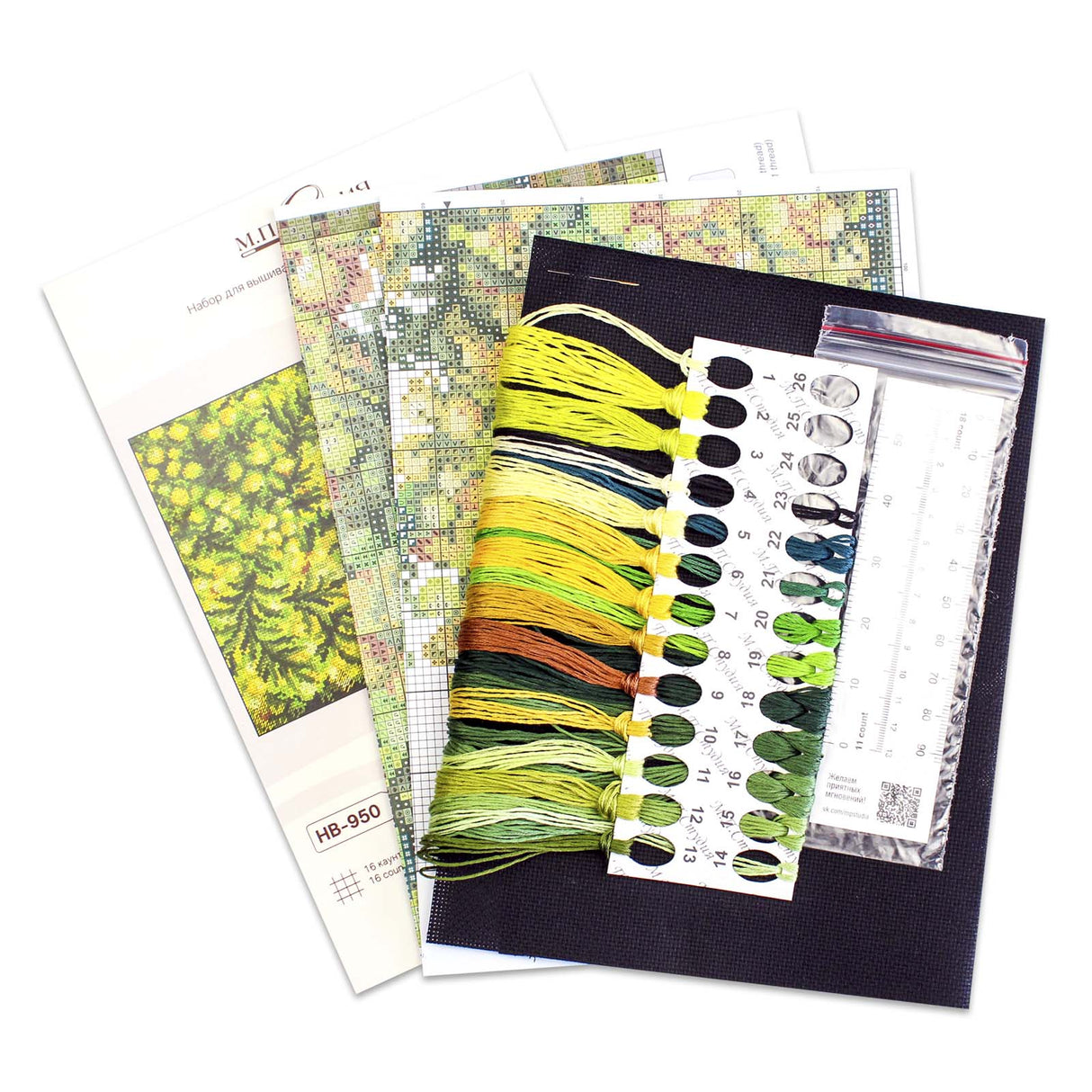 Kit de Punto de Cruz MP Studia SNV-950 – Spring Mimosa