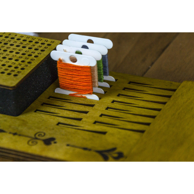 Soporte para bobinas PB-014X10 | Organizador de hilos para bordado y costura