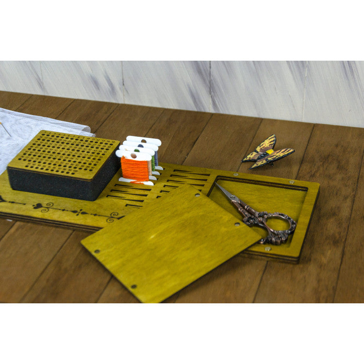 Soporte para bobinas PB-014X10 | Organizador de hilos para bordado y costura