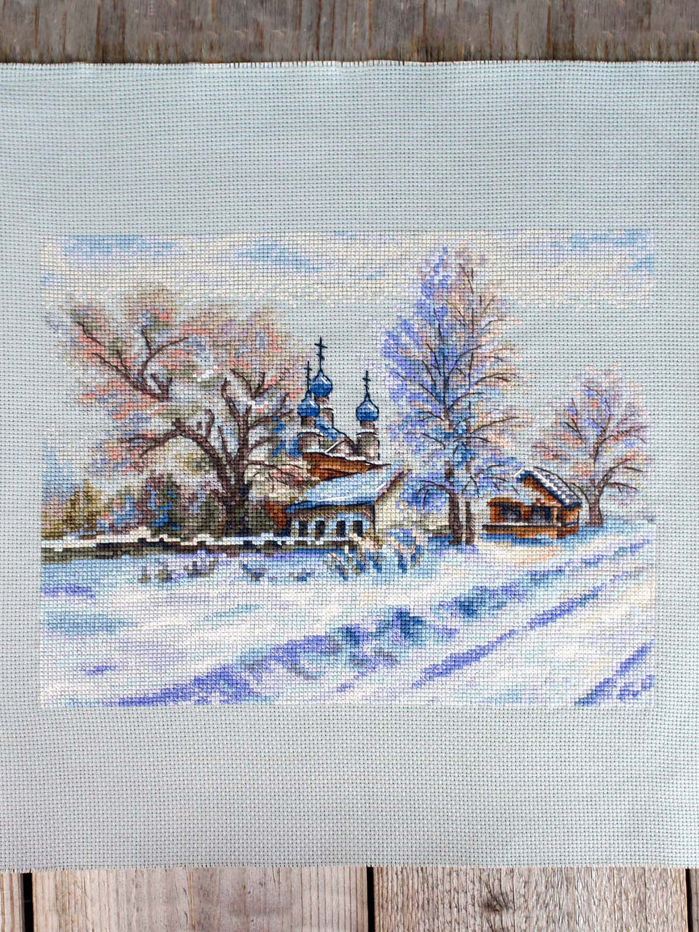 Kit de Punto de Cruz MP Studia SNV-914 – Rural Temple