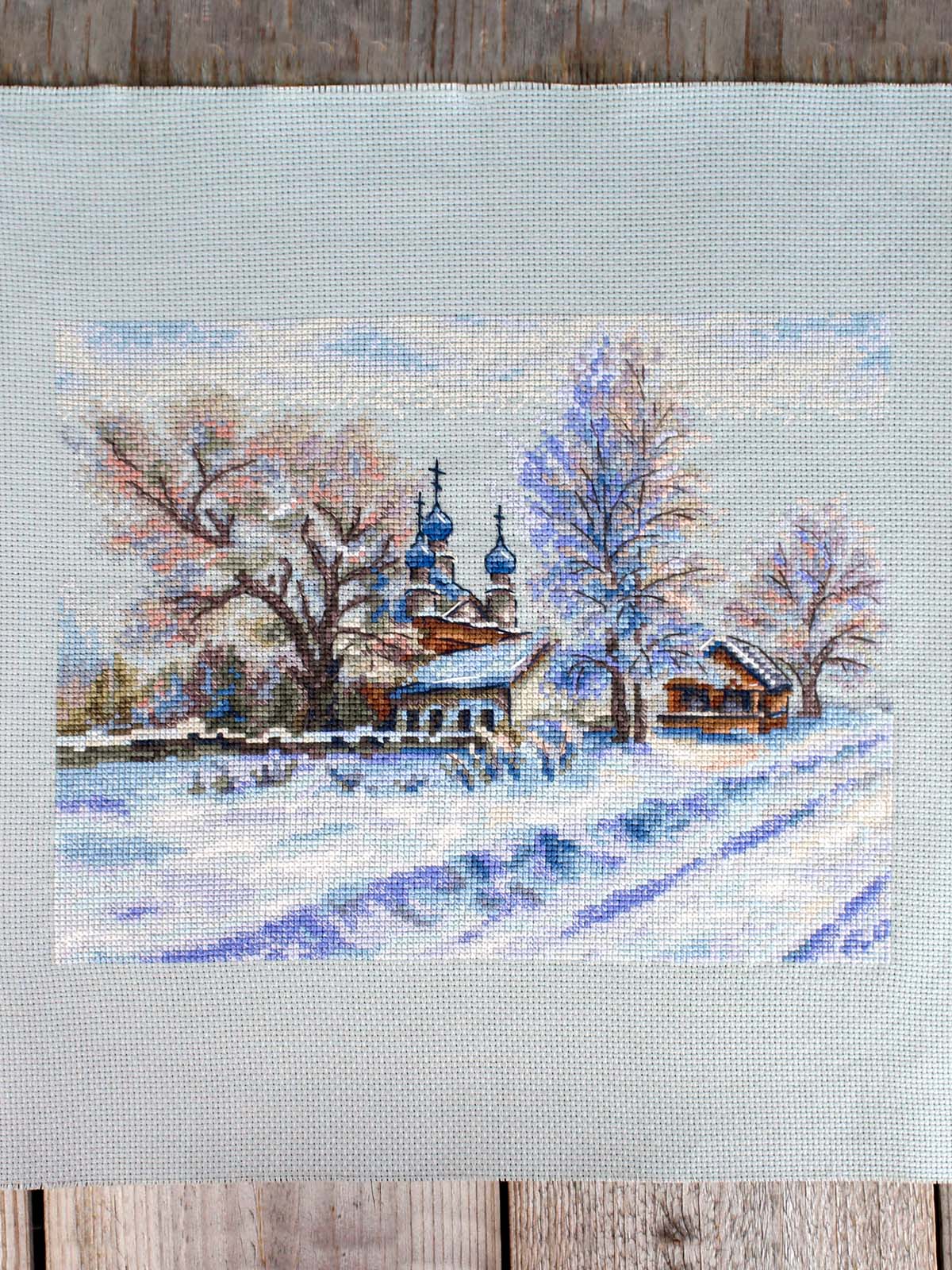 Kit de Punto de Cruz MP Studia SNV-914 – Rural Temple