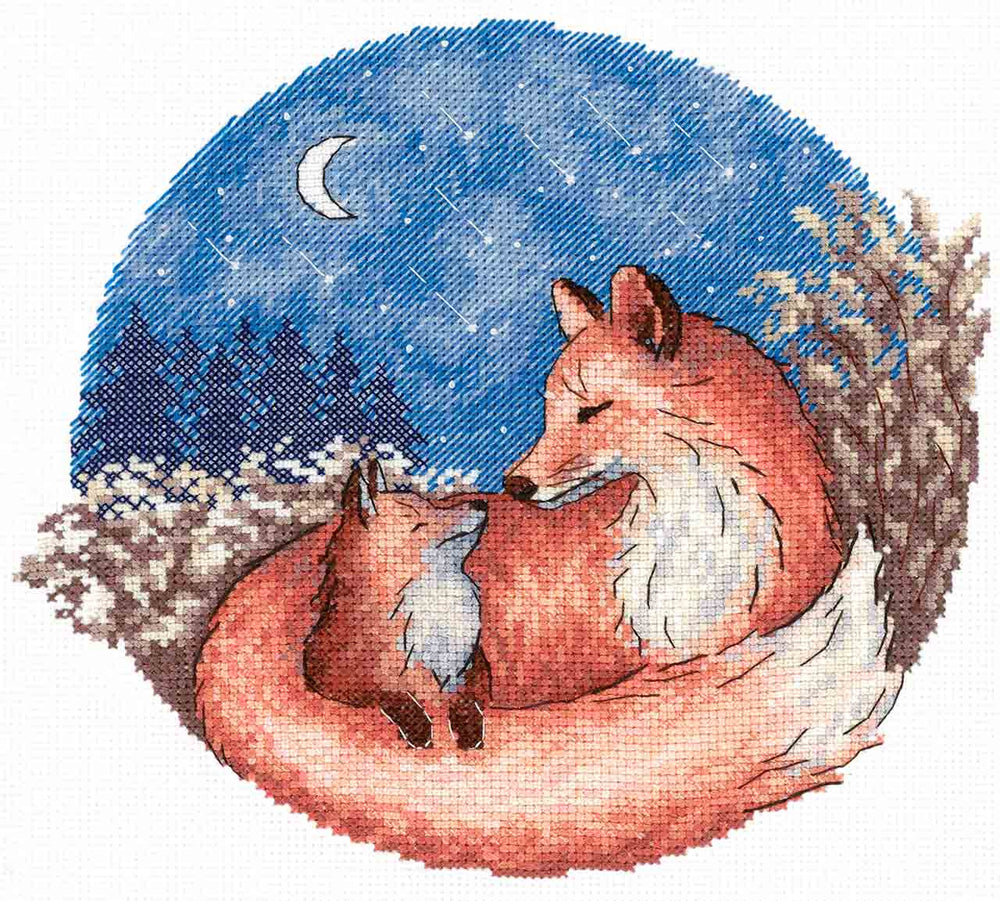 Kit de point de croix MP Studio - « Histoires au coucher » (SNV-902)