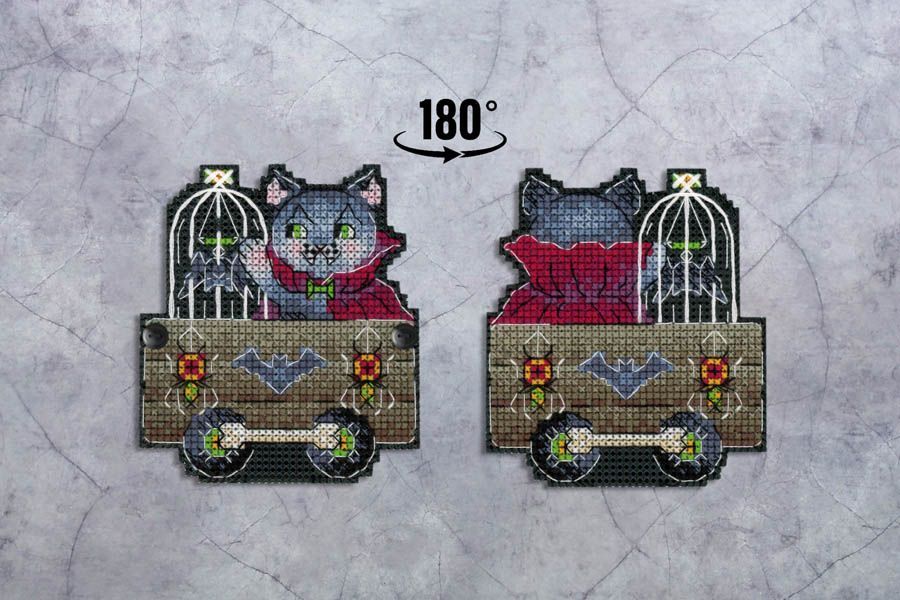Cross stitch kit "Spooky carriage" SR-931 MP Studia