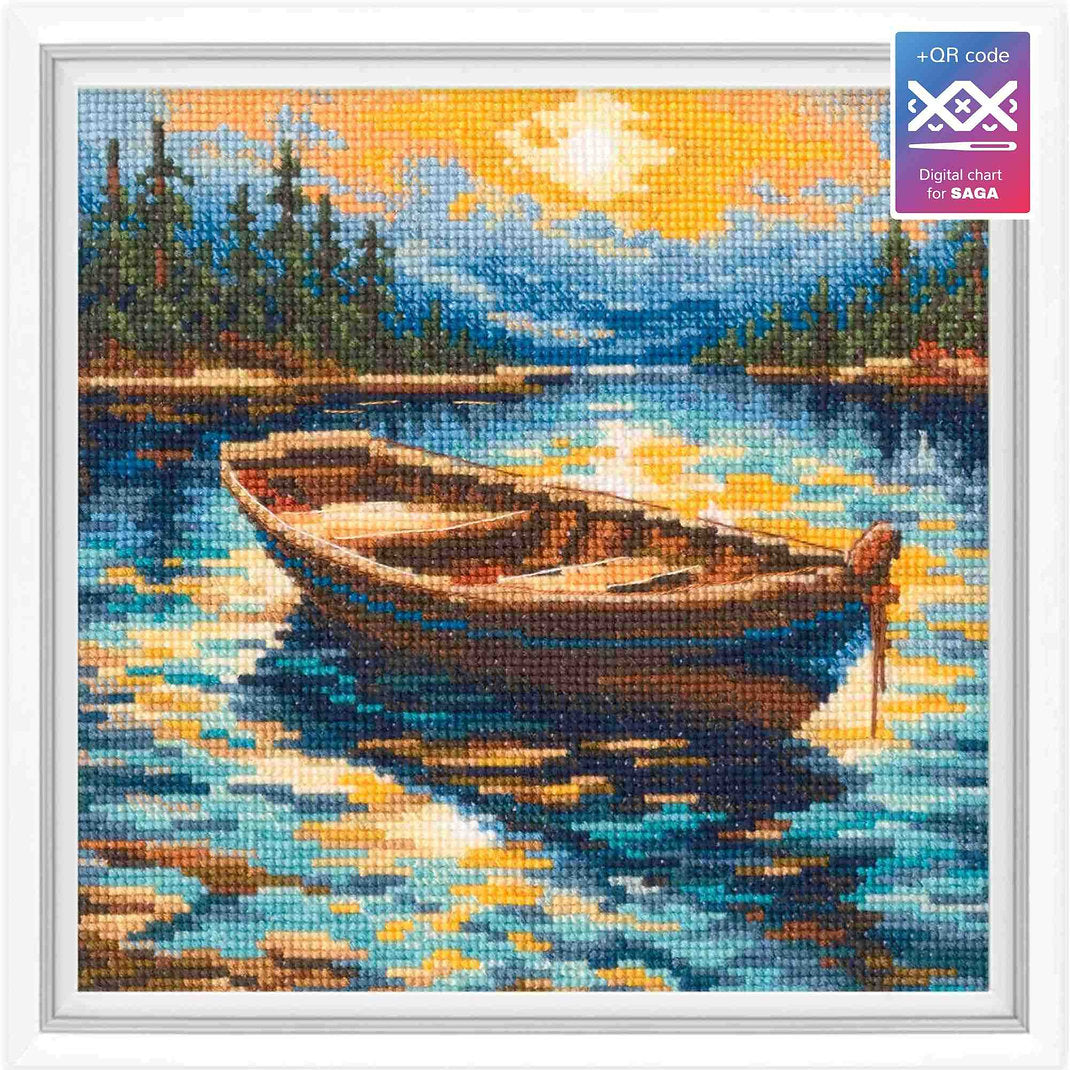Kit de point de croix « De quelle couleur est le soleil ? » - RTO M1030