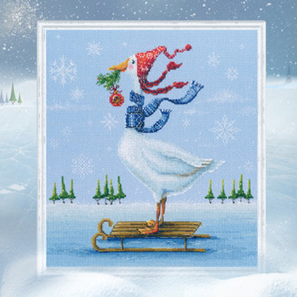 Kit de point de croix « Sur la glace » RTO M1009