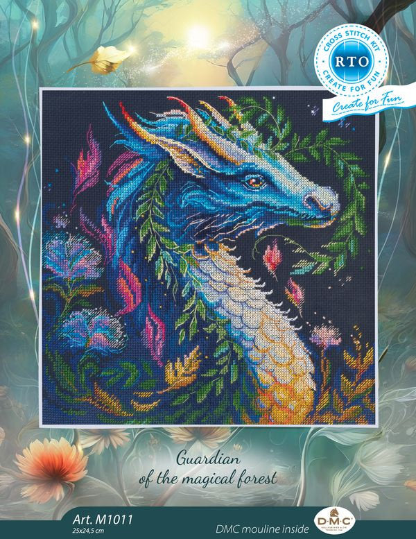 Kit de point de croix "Gardien de la Forêt Magique" RTO M1011