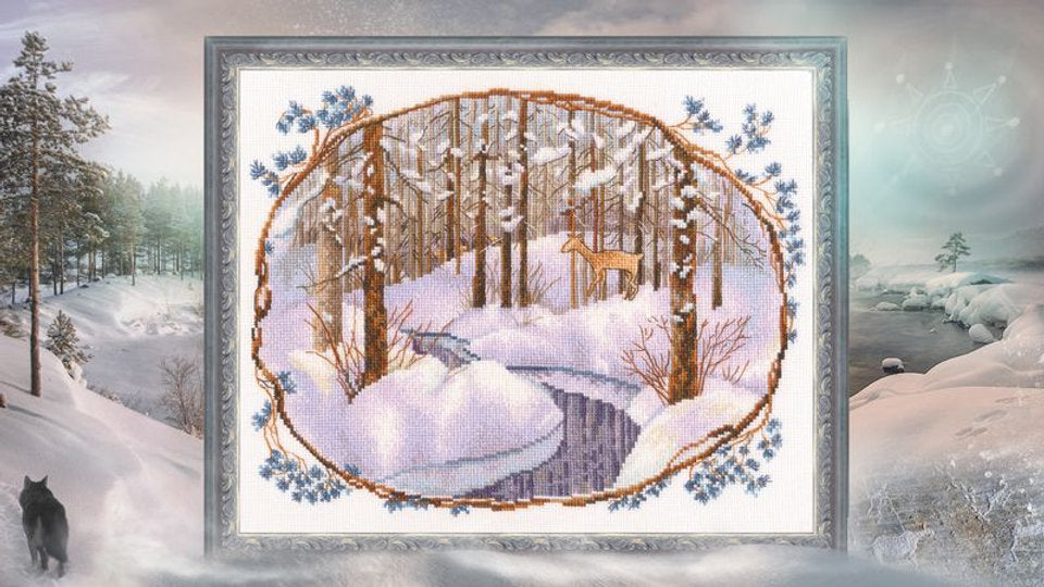 Kit de Punto de Cruz "Corzo" RTO M991