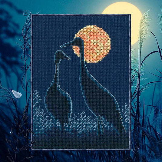Counted Cross Stitch Kit "Full Moon Bird" – RTO M1056