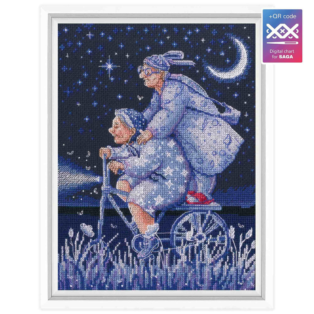 Kit de point de croix compté « Quand la nuit tombe » – RTO M1044