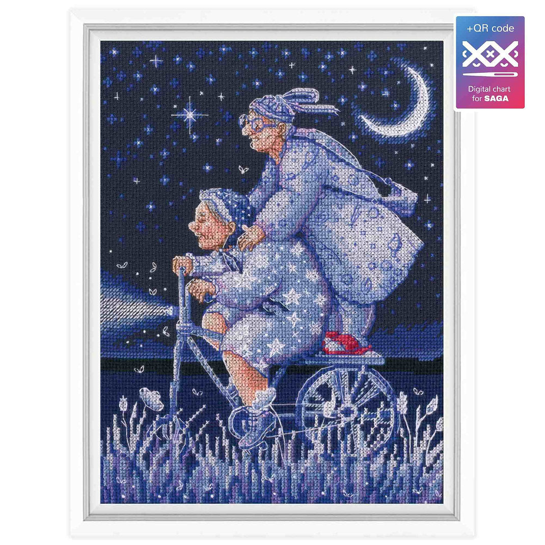 Kit de point de croix compté « Quand la nuit tombe » – RTO M1044