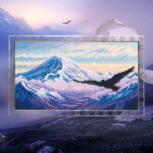 Kit de broderie au point de croix « Délice des hauteurs » – RTO M1058