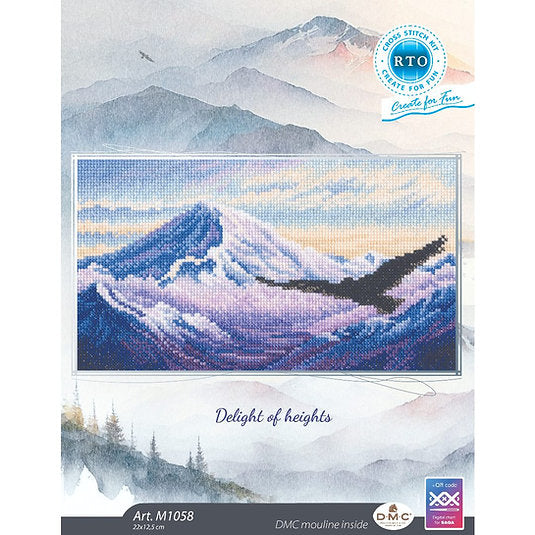 Kit de broderie au point de croix « Délice des hauteurs » – RTO M1058
