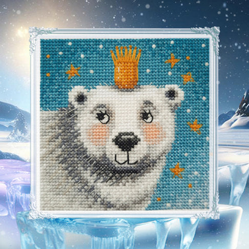 RTO C379 Kit de point de croix « Star Charm » : Célébrez la joie des animaux à Noël