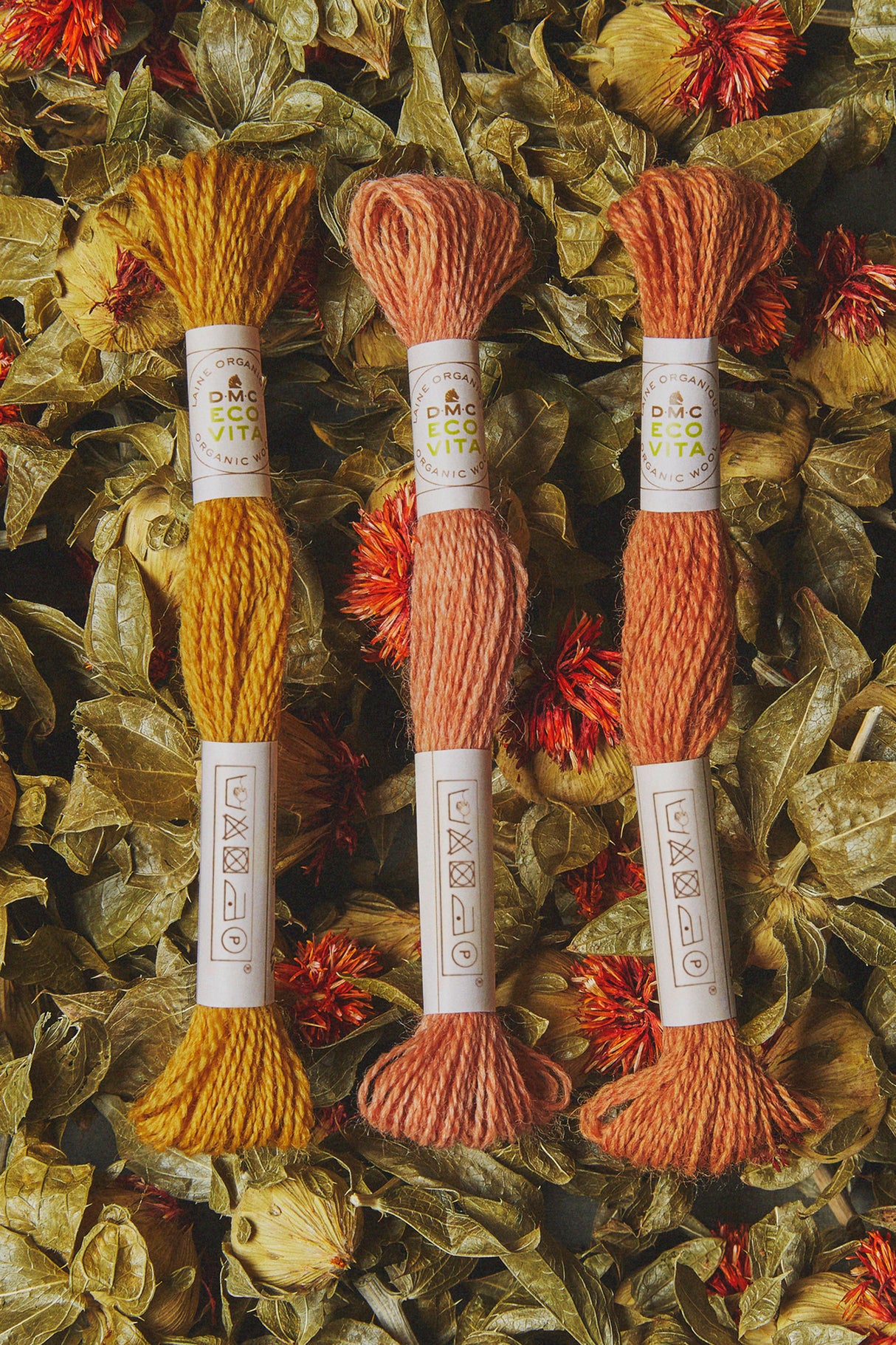 DMC Eco Vita Organic Embroidery Thread - 100% Merino Wool with Natural Dyes
