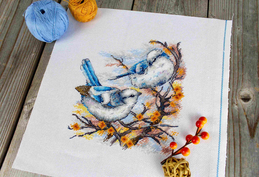 Kit de point de croix « Aristocrates à plumes » SNV-924