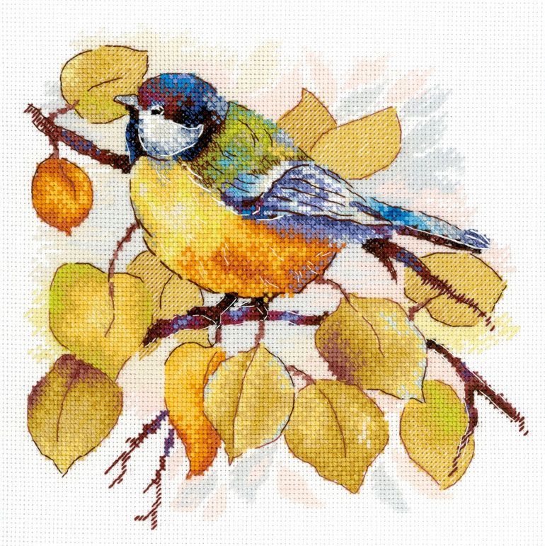 Kit de point de croix « Dans la forêt d'automne » SNV-923